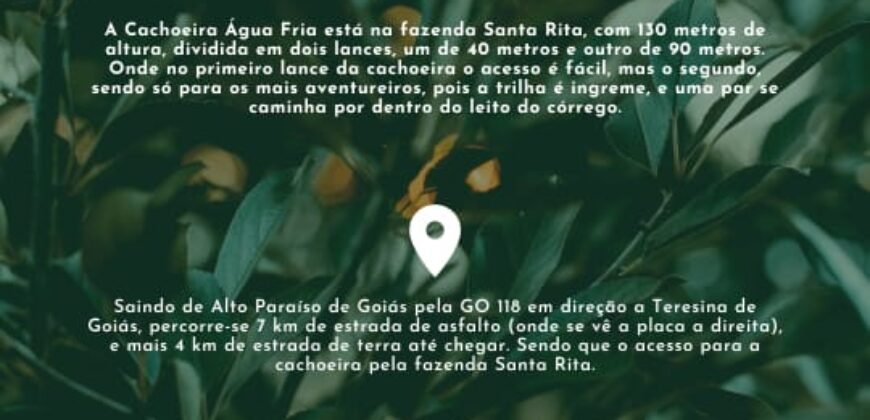 Vende-se Chácara 4ha – Acesso a Cachoeira Água Fria – Vista – 5km de Alto Paraíso de Goiás