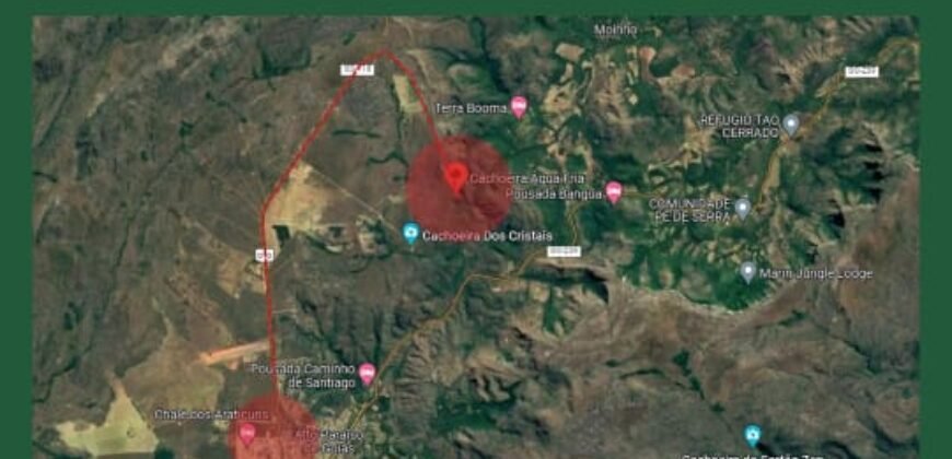 Vende-se Chácara 4ha – Acesso a Cachoeira Água Fria – Vista – 5km de Alto Paraíso de Goiás