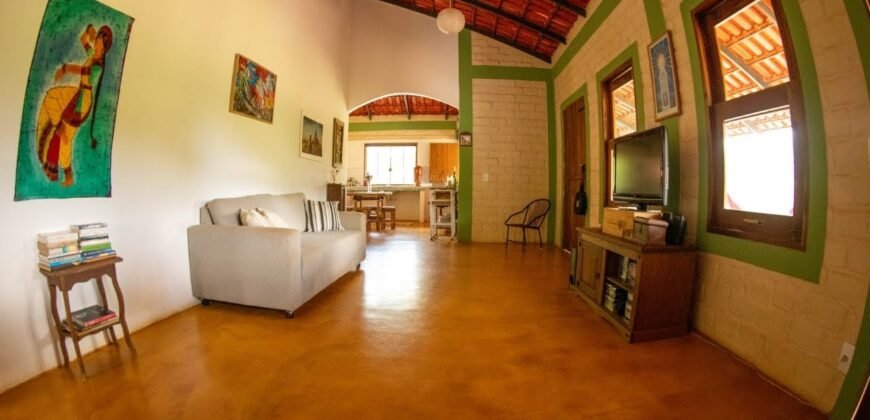 Casa nova em Adobe na Reserva Bacupari – Rio – Cavalcante/GO – Chapada dos Veadeiros