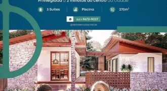 Maravilhosa Casa – Projeto Arquitetônico Moderno de Alto Padrão – Alto Paraíso de Goiás – Chapada dos Veadeiros