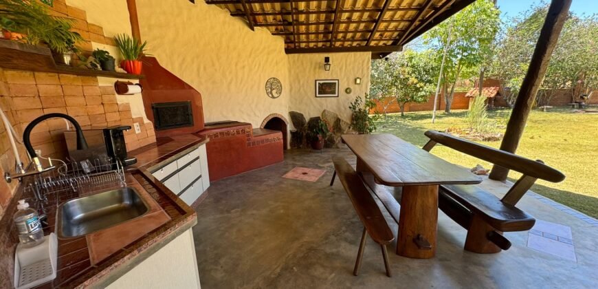 Casa + Chalé – 1.308m2 – Estância Paraíso – Alto Paraíso de Goiás