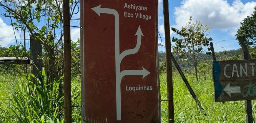 Lote 2.000m2 Condomínio ASHIYANA, Eco Village, 2km sentido Loquinhas – Chapada dos Veadeiros