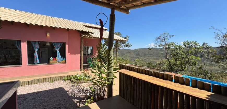 Chácara com Vista Permanente, acesso ao Rio e Conforto na Chapada! 4.7ha