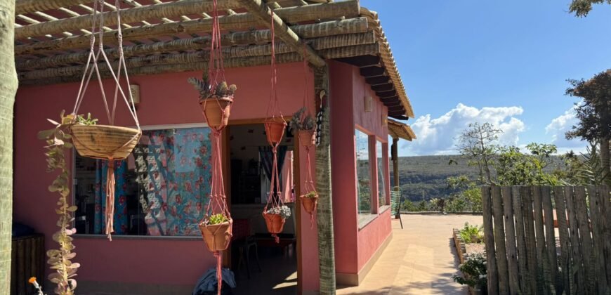 Chácara com Vista Permanente, acesso ao Rio e Conforto na Chapada! 4.7ha