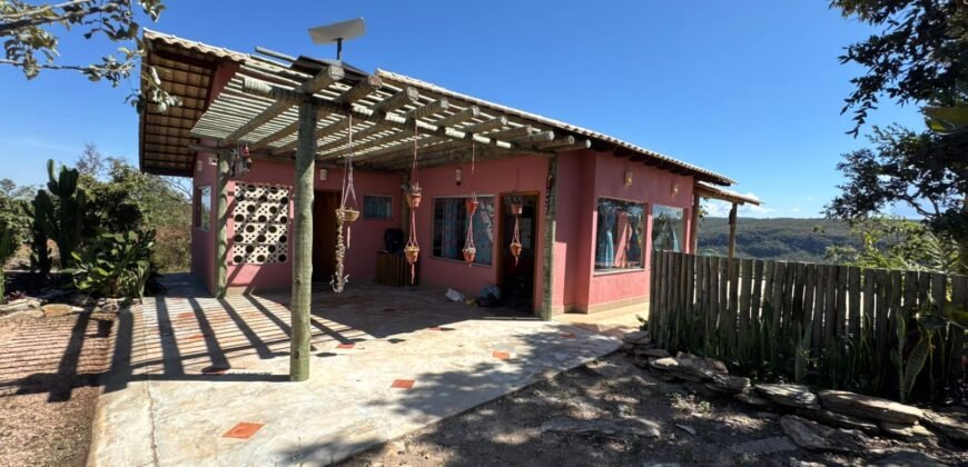 Chácara com Vista Permanente, acesso ao Rio e Conforto na Chapada! 4.7ha