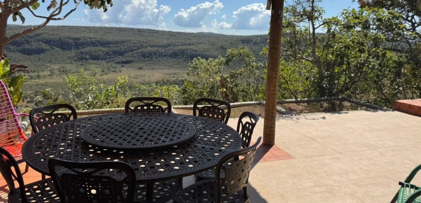 Chácara com Vista Permanente, acesso ao Rio e Conforto na Chapada! 4.7ha