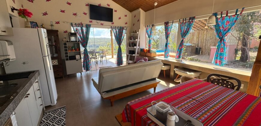 Chácara com Vista Permanente, acesso ao Rio e Conforto na Chapada! 4.7ha