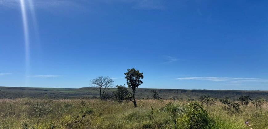 Fazenda 695ha – Nascente – Cachoeira – aprox. 23 km de Alto Paraíso de Goiás, 100% Documentada