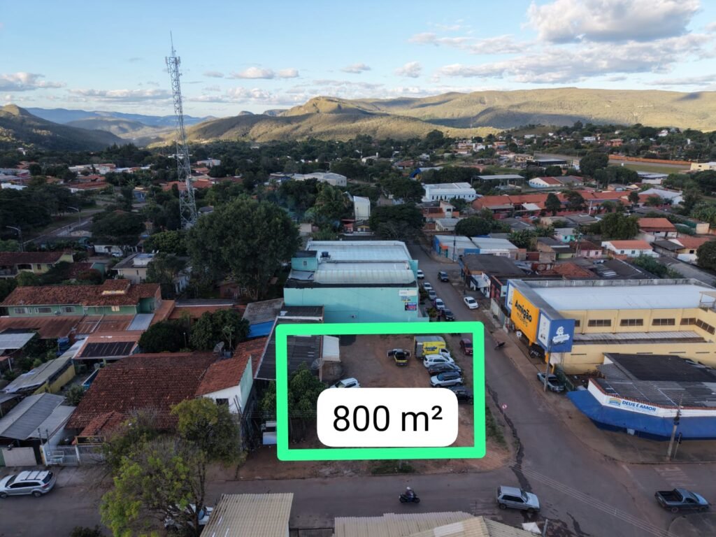 Lote de 838 m² na Rua 12 de Dezembro – Setor Paraisinho – Comercial – Alto Paraiso de Goiás
